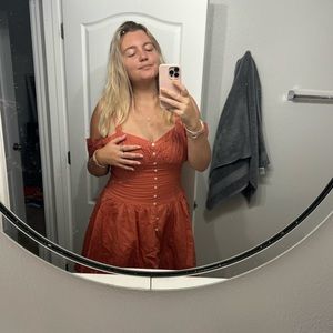 Off the shoulder dress